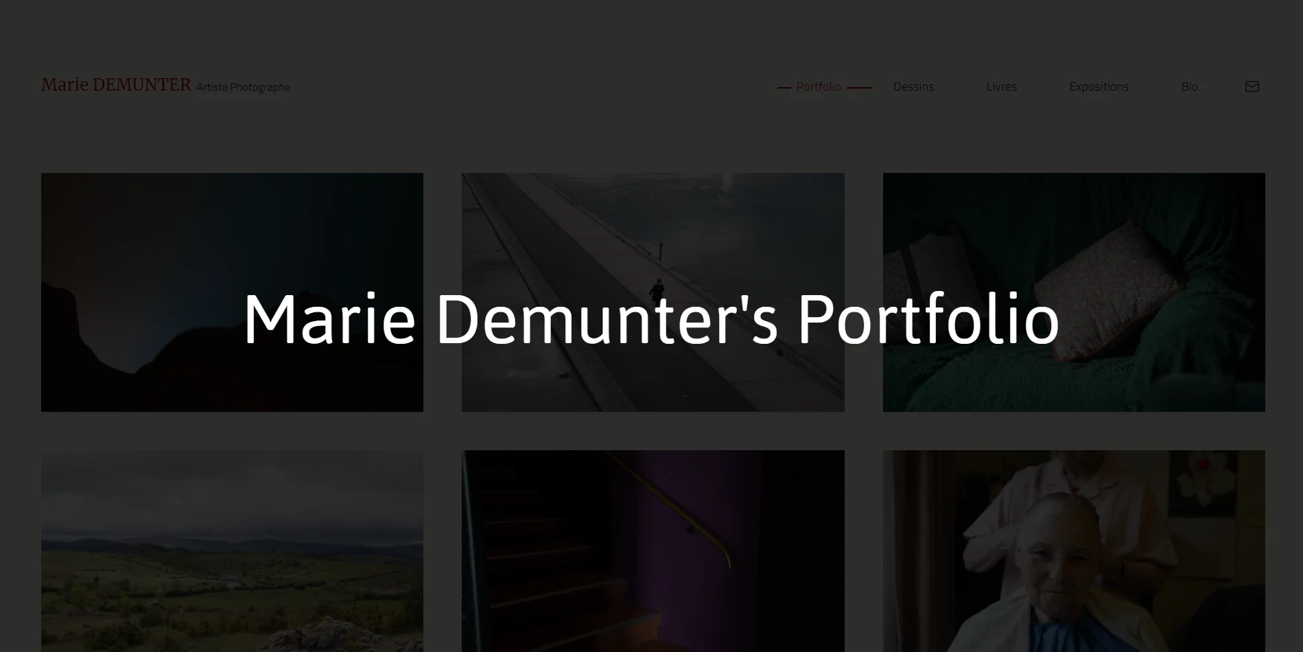 Marie Demunter - Portfolio Website